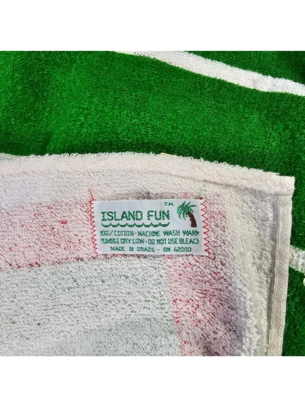 Kmart Vintage Tennis Lovers Court Pool Shower Beach Towel 30x60